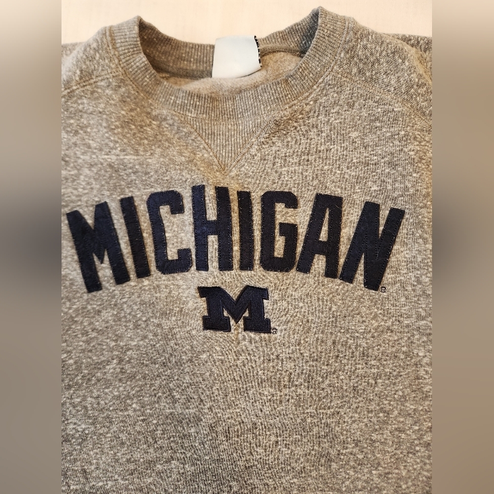 Men's Champion Crew Neck Michigan Sweatshirt Size Large - Picture 7 of 11
